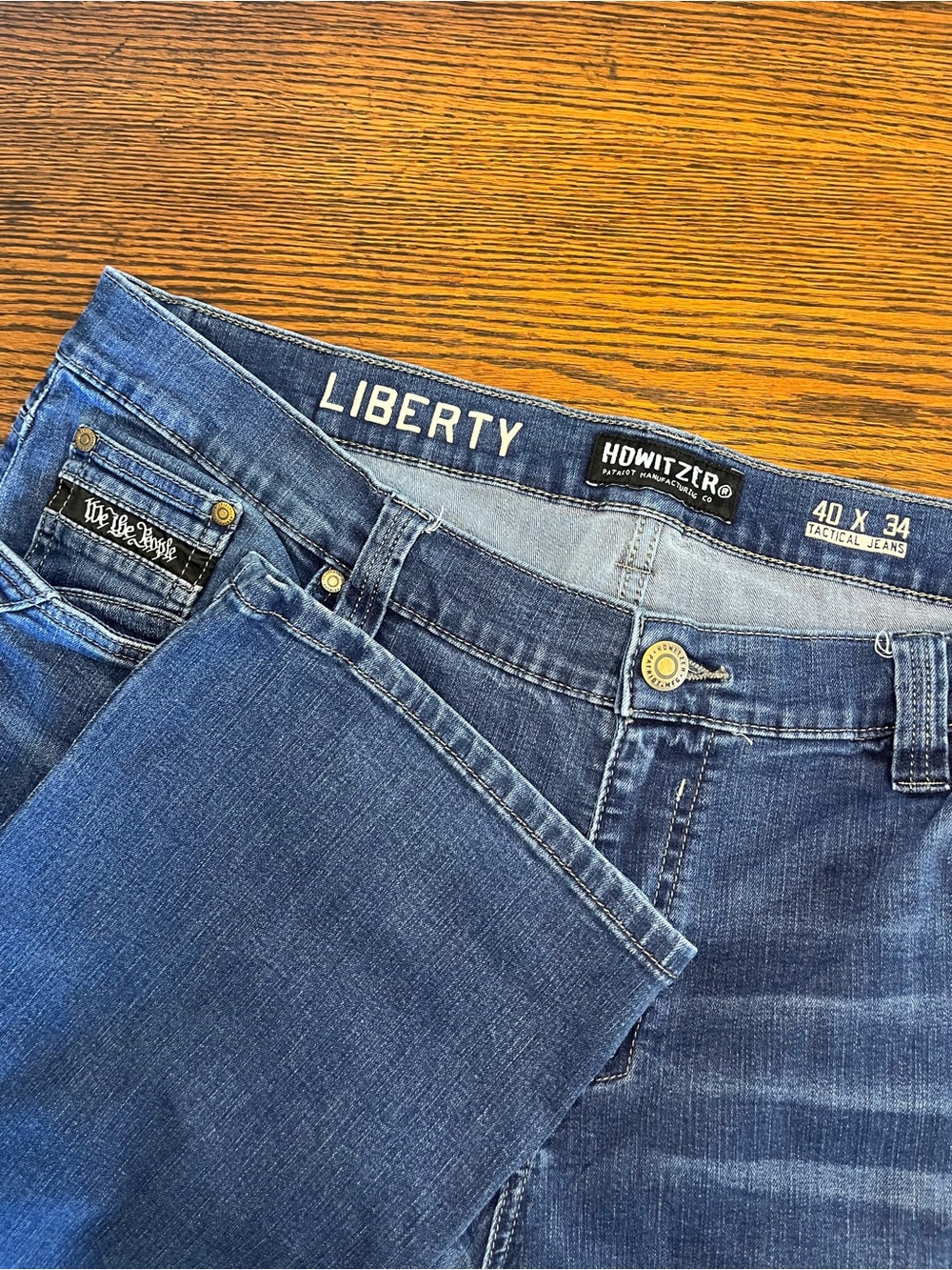 Howitzer Mens Liberty Jeans Size 40x34 Tactical Denim Relaxed Taper Stretch - Picture 1 of 11